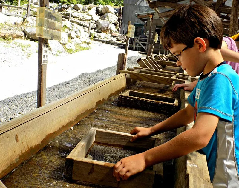 gem mining fun for kids