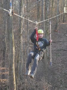 ziplining at xtreme park adventures